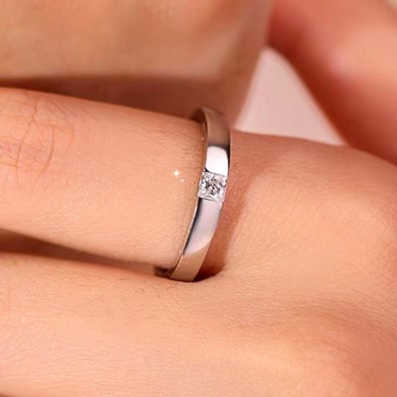 Galaxy Paar Paar verstellbar Moissanite Sechs-Zinken-Track-Design Shining Star Dream Simulation Verlobung Hochzeit Diamant_voghion.com