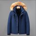 Premium Men’s Winter Parka With Detachable Raccoon Fur Hood – Heavyweight Cotton Fill | 95% Polyester Shell | Water-Resistant | Urban & Outdoor_voghion.com