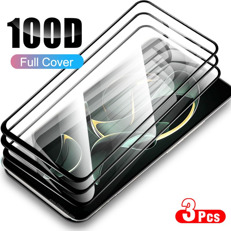 3PCS volledige dekking beschermglas voor Xiaomi Redmi K60 Ultra zwarte rand beschermfolie Redmy K60 Extreme Edition_voghion.com