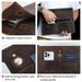 CONTACT'S FAMILY Genuine Leather Laptop For Book Pro Air 13 14 15 16 M4 M3 M2 M1 Sleeve Bag With AirTag Case Handbag Men_voghion.com