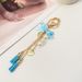 New Exquisite Bowknot Tassel Heart Car Keychain Phone Case Bag Pendant Small Gift Decoration_voghion.com