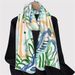 VOOTHOST 150cm*40cm Twill Silk Scarf Women Poncho Hand Rolled Graffiti Horse Printed Long Scarves Wraps Bandana Big Shawl Hijabs Female Foulards VB187_voghion.com