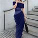 Women's Elegant Evening Gown - Strapless Bodycon Midi Dress For Special Occasions (4 Colors, S-XL)_voghion.com