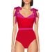 Maillot de bain une pièce uni pour femme, couvrant le ventre et amincissant_voghion.com