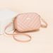 Women's Twill Embroidery Large Capacity Crossbody Camera Bag New Style Fashion Solid Color Three Layer Zipper Sequin Shoulder Bag_voghion.com