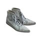 New Spring Retro Dirty White Pointed Toe Lace Up Sports Casual Board Shoes_voghion.com