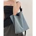 Korean Lazy Canvas Denim Women's Bucket Bag_voghion.com