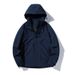 Nuovi modelli da uomo per l'outdoor, primavera e autunno, strato singolo, cappuccio staccabile, impermeabile, antivento, traspirante, marchio alla moda, sottile_voghion.com