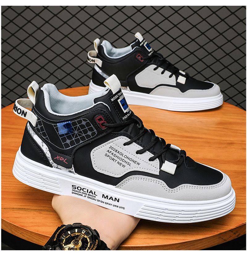  Mens Lightweight Casual Trainers Non-Slip Sneakers for Outdoor Trekking Camping Climbing_voghion.com