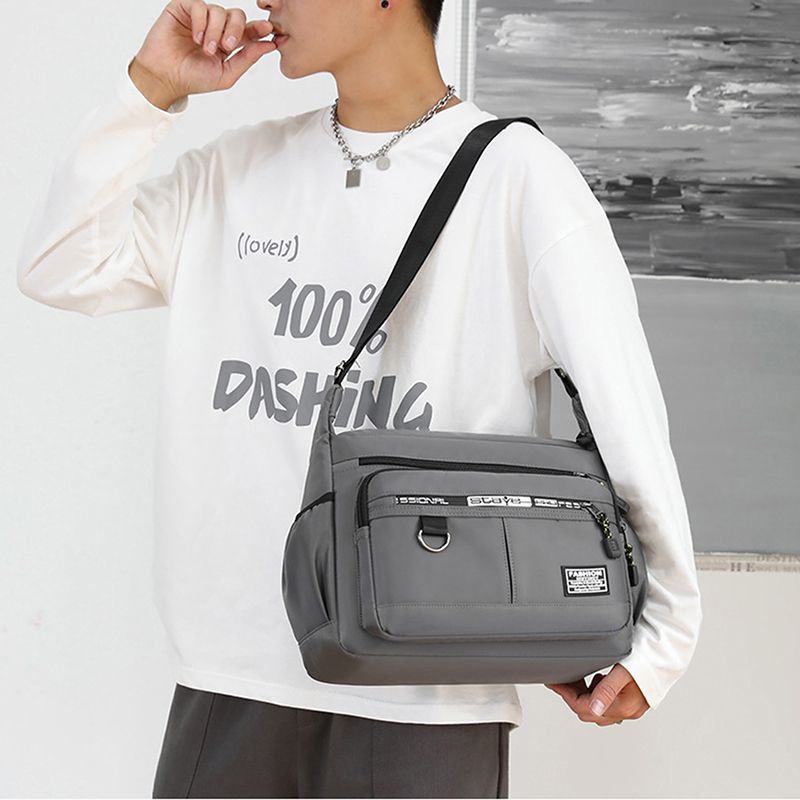 Männer Messenger Umhängetaschen Umhängetaschen Männer Kleine Sling Pack Für Arbeit Business Wasserdichte Oxford Packs Satchel Geldbörse_voghion.com