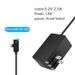 13W Power Adapter Suitable For Microsoft Surface 3 - 5.2V 2.5A Micro-USB Charger_voghion.com