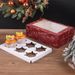 Christmas Cupcake Boxes With Window - Eco-Friendly Transparent Dessert Packaging For Mousse, Tart & Donuts_voghion.com
