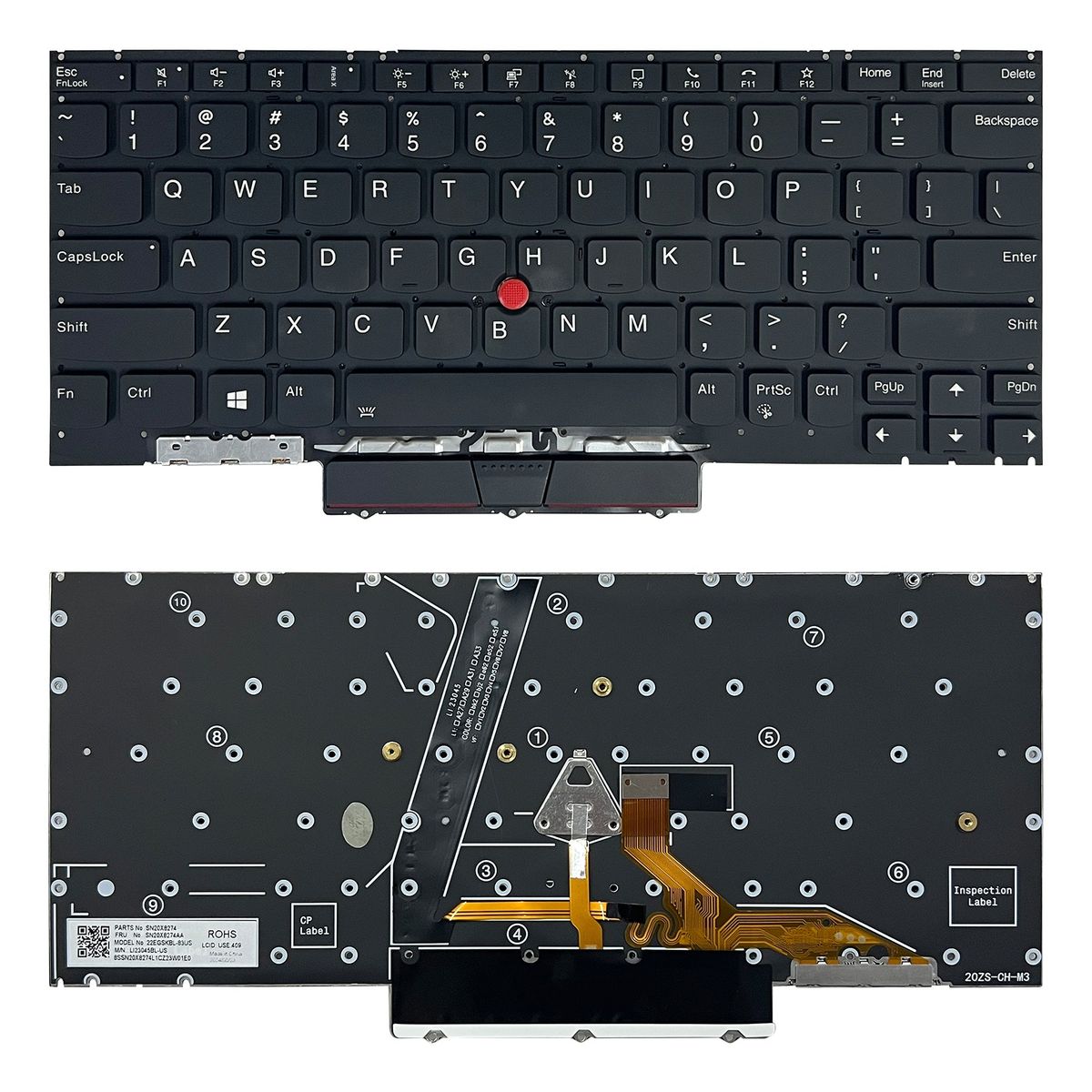 Applicable To ThinkPad Lenovo Gen1 X1 Nano Gen2 Gen3 Notebook Keyboard_voghion.com