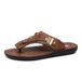 Männer Summer nei mëllen Buedem rutschfest Flip Flops fir Teenager Strandkleeder Casual Moud Pantoffelen_voghion.com