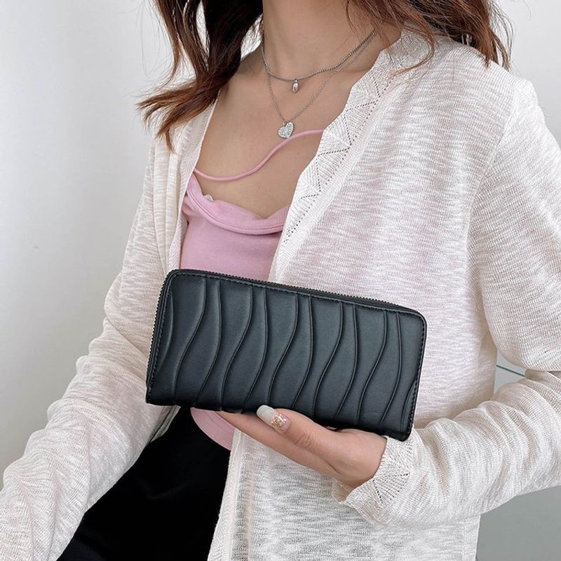 Lingge Brieftasche Damen langer Stil 2023 neue europäische und amerikanische Mode große Kapazität Kupplung Reißverschluss Damen Geldbörse Damentasche_voghion.com