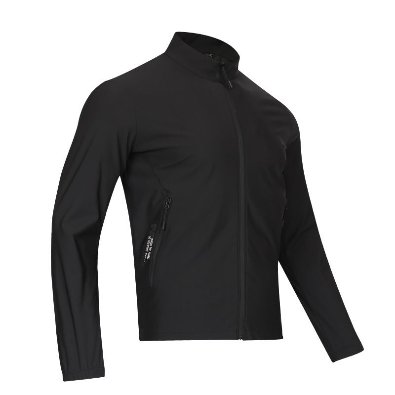 Ice spring and summer breathable outdoor men and women trend leisure group fitness ice silk skin windbreaker long sleeve jacket thin section_voghion.com