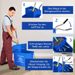 Reinigungswagen Wascheimer Haushalt 20 L Mit Schleuder Und Separator Für Sauberes Schmutziges Wasser Blue 60L X 27B X 70,5H Cm_voghion.com
