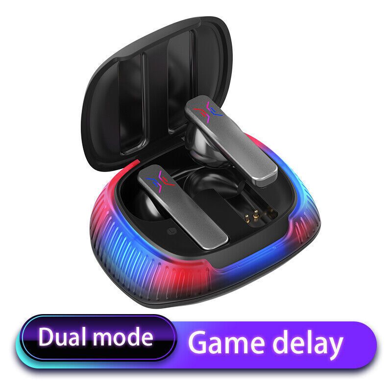 TWS HD Voice Wireless Bluetooth Headset Kopfhörer Lade Ohrhörer Schwarz Weiß_voghion.com