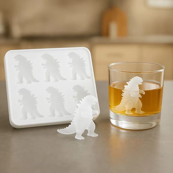 GF New Kitchen Home Godzilla Ice Cube Mold Tool_voghion.com
