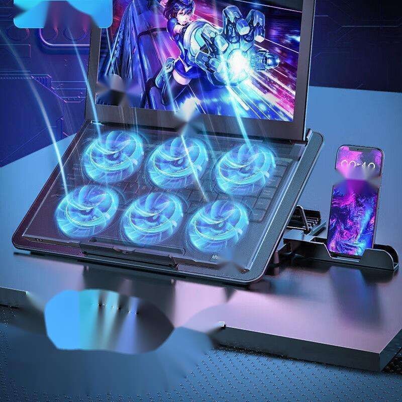 【 Hot Selling i butikk】 Lenovo kjølebase med viftekjøling, spill-laptop-redningsmann, lite nytt stasjonært stativ_voghion.com