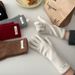 100% Wool Knitted Store Solid Color Warm Touchscreen Woolen Autumn Winter Gloves_voghion.com