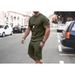 New men's casual sports oversized set, summer street short sleeved shorts,_voghion.com