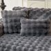 Cream Style Bubble Rabbit Plush Sofa Cushion New Winter Season Cushion High Grade Anti Slip Cover Cloth Cover_voghion.com