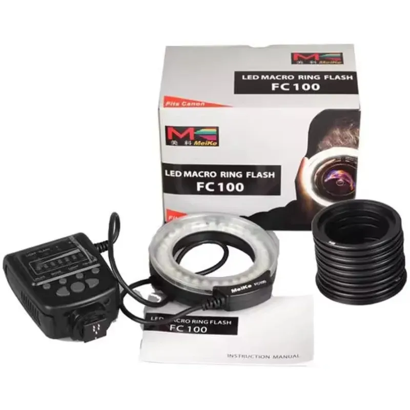 -FC100 Meike Ring Light LED Constant Light, Compatible Flash, Small Video Light_voghion.com