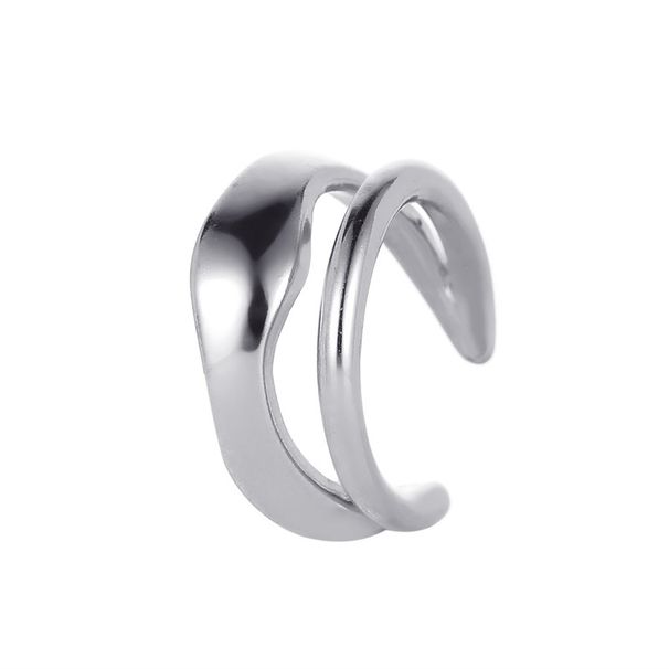 Cercei personalizați cu clips retro pentru urechi, cu strat dublu, fără găuri pentru urechi, stil rece, clips la modă pentru urechi, pentru bărbați și femei_voghion.com