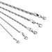Catena a corda intrecciata in acciaio inossidabile da 2,2-6 mm alla moda per donne e uomini, collana sul collo, accessori per gioielli impermeabili_voghion.com