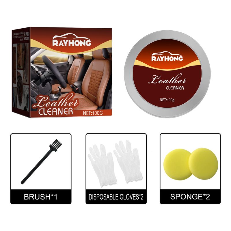 Leather Cleaning and Repair Cream, Sofa Bag Leather Care Agent Decontamination Cleaning Agent Maintenance Care Cleaning_voghion.com