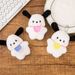 Ins powder blusher puccia dog squeaky call plush cute creative cartoon couple doll pendant_voghion.com