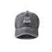 Cotton Washed Old New Embroidered Baseball For Men And Women Outdoor Cartoon English Cat Duckbill Cap_voghion.com