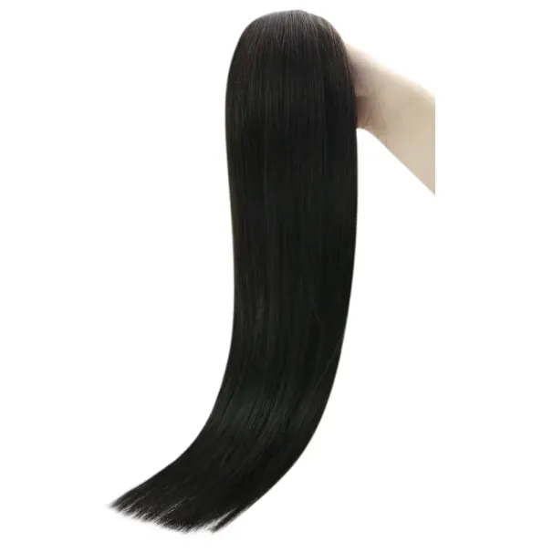 LaaVoo Invisible Itip Human Hair Extensions Lisci Naturali 100% Veri Capelli Umani Brasiliani Alta Qualità_voghion.com