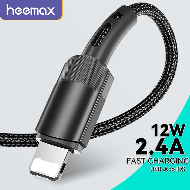 USB To IPhone Cable Heavy Duty Braided Long Fast Charger Lead 14 13 12 11 X 8 SE_voghion.com
