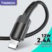 USB To IPhone Cable Heavy Duty Braided Long Fast Charger Lead 14 13 12 11 X 8 SE_voghion.com