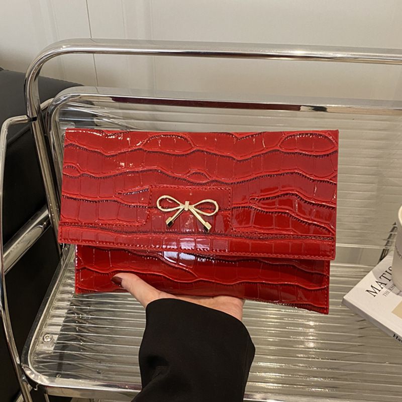 Pochette da donna alla moda, piccola borsa quadrata, portamonete, pochette semplice e alla moda, stile coreano, da portare sotto le ascelle, nuova estetica._voghion.com