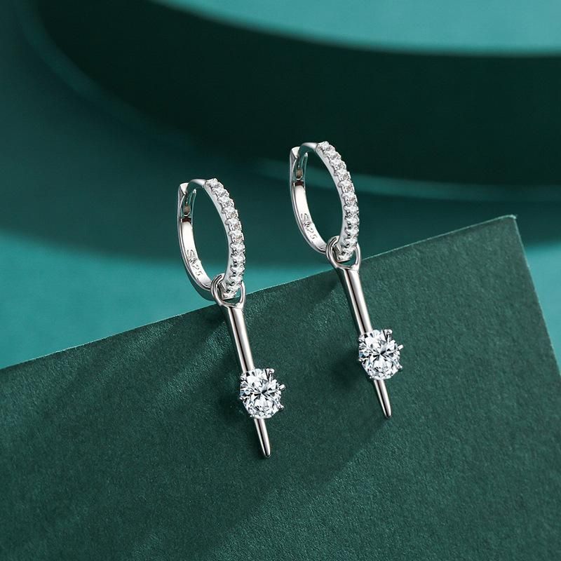Tancise Zilveren Zirkoon Oorbellen Drop Oorbellen Voor Vrouwen Huwelijksfeest Geschenken_voghion.com