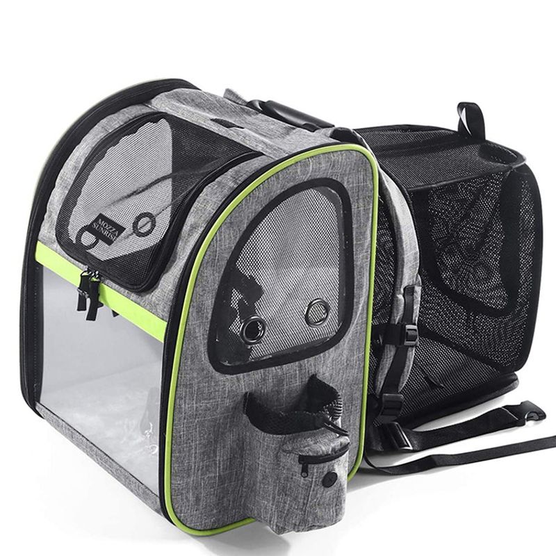 Haustier-Rucksack, Katzen-Rucksack, erweiterbarer Rücken mit atmungsaktivem Netz, geeignet für kleine Hunde, Katzen und Hunde-Rucksack_voghion.com