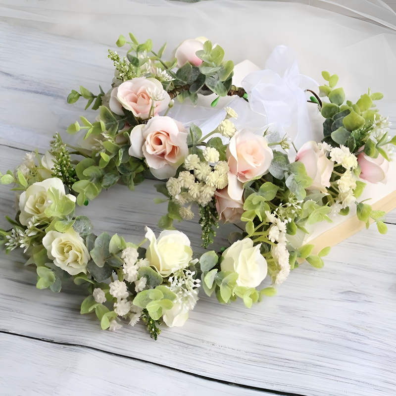New Super Wreath Versatile Fairy Photo Headwear Styling Head Flower High-end Cute Friend Classical Forest Style_voghion.com
