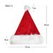 Christmas decoration Santa hat Furry hat Santa hat Christmas gift_voghion.com