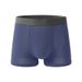 Boxer en modal antibactérien respirant et sans coutures pour homme, style années 50, entrejambe en soie, doux, très élastique, sensation chair, grande taille_voghion.com