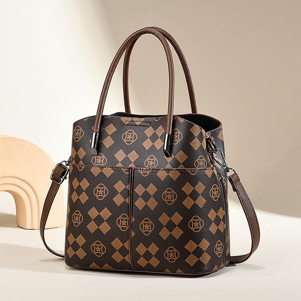 2024 New Water Bucket Versatile and Unique for Women All Seasons Multi layered Fashion Large Capacity Handheld Crossbody_voghion.com