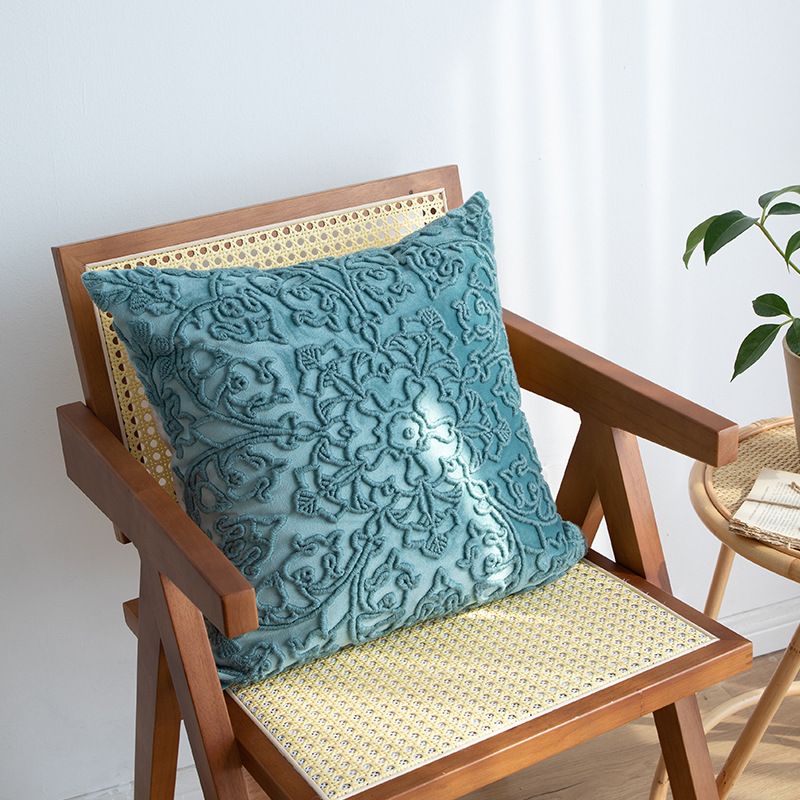 2022 neue Nordic Licht Luxus Bunte Drei-dimensional Pflanze Blume Bestickt Hause Dekoration Sofa Kissen Abdeckung Kissenbezug_voghion.com