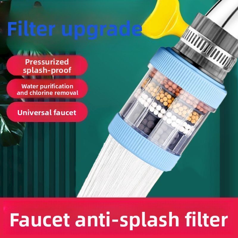 Faucet Interface Detachable Clean Water Anti-Splash Shower Head Universal Filter_voghion.com