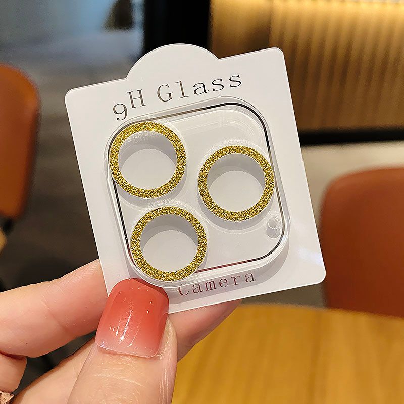 Glitter Full Cover Camera Lens Protector Glass For iPhone 13 12 11 Pro Max Mini 9H Tempered Glass for iPhone 12 Glass Lens Cover_voghion.com