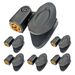 5 Core Microphone Clips for all Handheld Transmitters Universal Adjustable Mic Clips with 5/8" Male to 3/8" Female Screw Adapter Suitable for Handheld_voghion.com