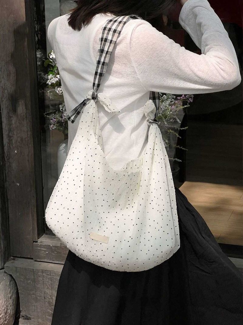 Women's Niche 2025 Korean Summer New Design Large Capacity Simple Canvas Bag_voghion.com