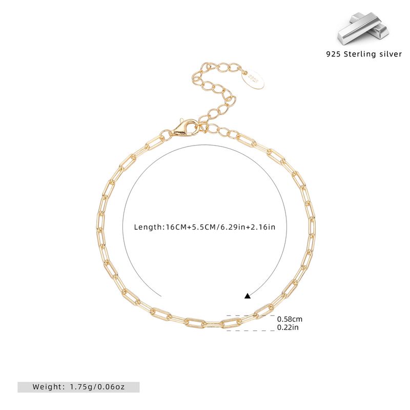 Hot Selling Pure Silver Carved Cube Chain High-end Luxury Long Cross Niche Cuban Style Bracelet_voghion.com