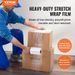 Confezione di pellicola 5 Shrink 2 S Strength Heavy Wrap Stretch Duty Stretch Gauge 1000 Pellicola industriale trasparente 80 piedi pollici Rotolo X durevole_voghion.com